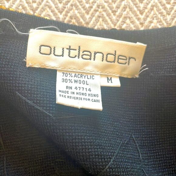 Vintage Outlander Beaded Sequined Circus Pony Wool Blend Cardigan Size M… - Picture 6 of 6